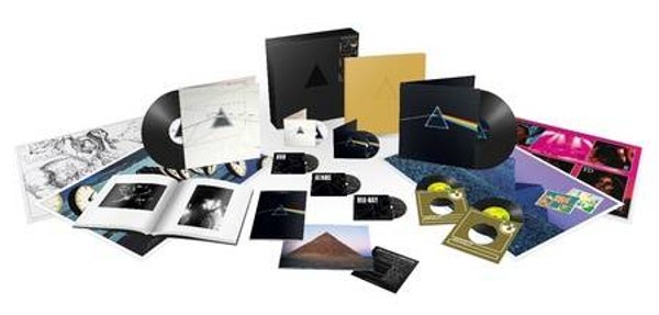 Pink Floyd - The Dark Side Of The Moon - 50th Anniversary Edition (2023 Remaster) (2LP + 2 x 7" + 2CD + 2 Blu-Ray Audio + DVD Audio + Bok)