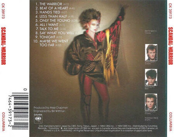 Scandal Featuring Patty Smyth ‎– Warrior (CD)