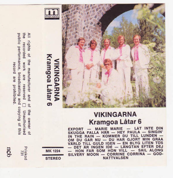 Vikingarna – Kramgoa Låtar 6 (Kassett)