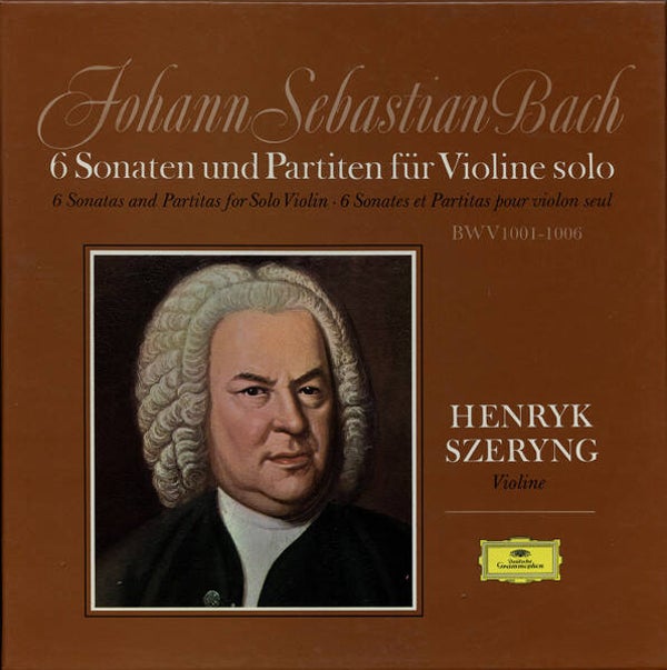 Johann Sebastian Bach - Henryk Szeryng – 6 Sonaten Und Partiten Für Violine Solo BWV 1001-1006 (3LP)