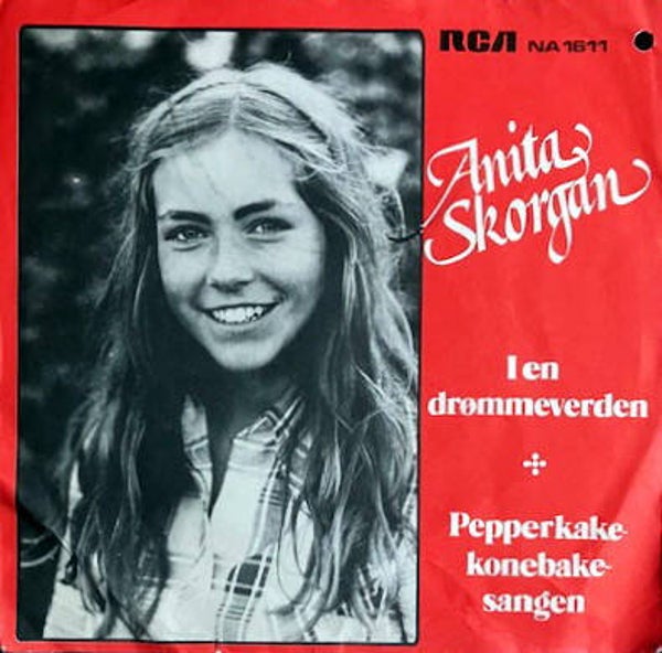 Anita Skorgan – I En Drømmeverden / Pepperkakekonebakesangen (7")
