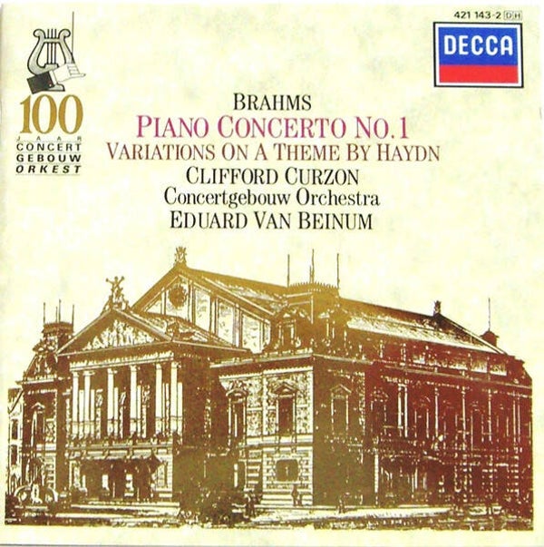 Brahms – Clifford Curzon, Concertgebouw Orchestra, Eduard van Beinum – Piano Concerto No. 1 / Variations On A Theme By Haydn (CD)
