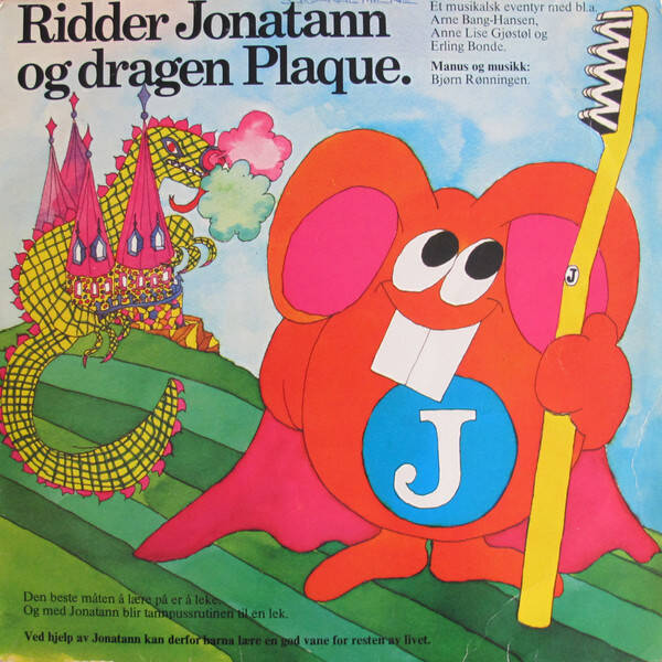 Arne Bang-Hansen, Anne Lise Gjøstøl og Erling Bonde – Ridder Jonatann Og Dragen Plaque - Et Musikalsk Eventyr (LP)