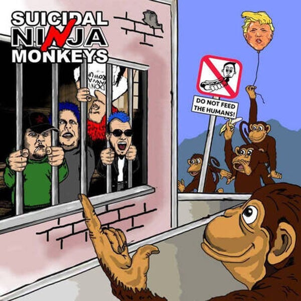Suicidal Ninja Monkeys ‎– Do Not Feed the Humans (LP)