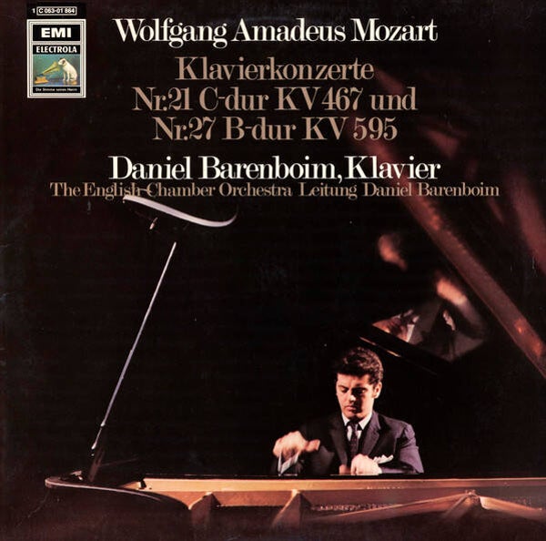 Wolfgang Amadeus Mozart, Daniel Barenboim, The English Chamber Orchestra – Klavierkonzerte Nr. 21 C-dur KV467 und Nr. 27 B-dur KV 595 (LP)