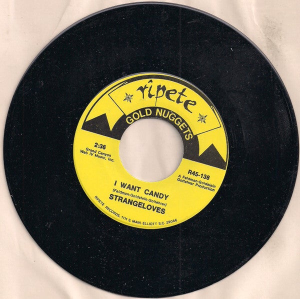 The Strangeloves – I Want Candy / Night Time (7")