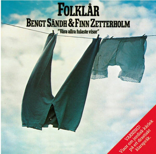 Bengt Sändh & Finn Zetterholm – Folklår "Våra Allra Fulaste Visor" (CD)