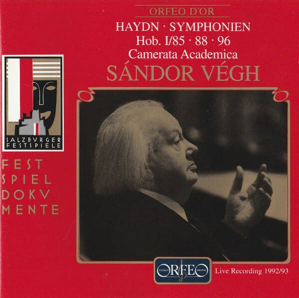 Haydn, Camerata Academica, Sándor Végh – Symphonien Hob. 1/85.88.96 (CD)