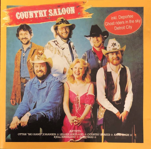 Country Snakes, Lillian Askeland, Ottar Johansen, Anne Engh, Kjell Birkeland, G. Thomas – Country Saloon (CD)