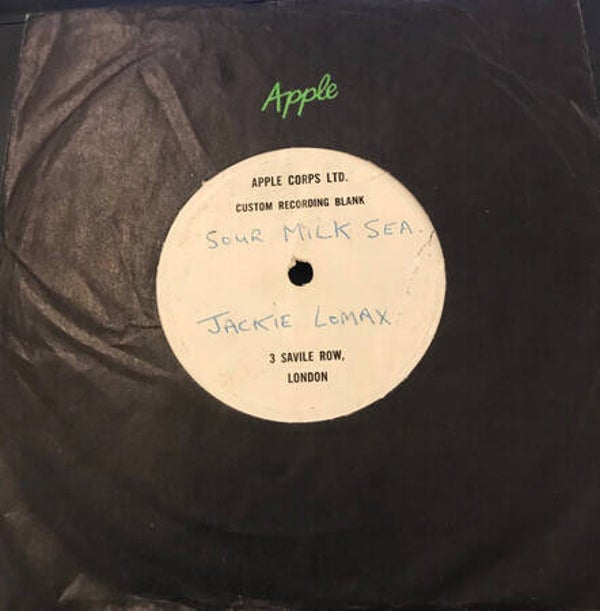 Jackie Lomax ‎– Sour Milk Sea (7" - Acetate)