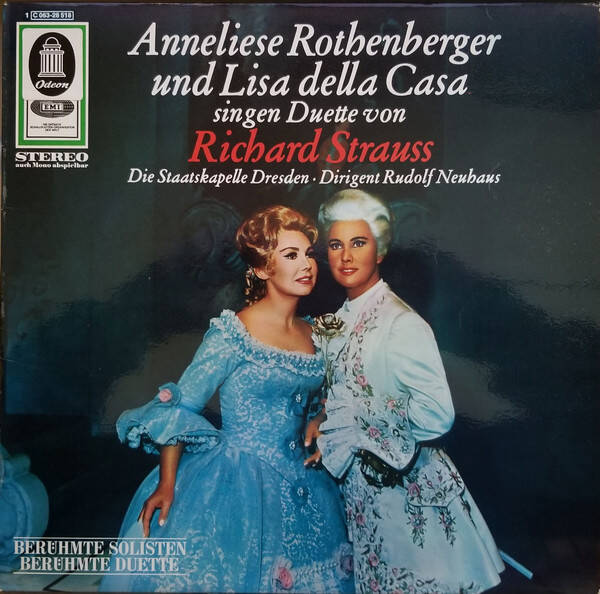 Richard Strauss, Lisa della Casa, Anneliese Rothenberger, Die Staatskapelle Dresden, Rudolf Neuhaus – Anneliese Rothenberger Und Lisa Della Casa Singen Duette Von Richard Strauss (LP)