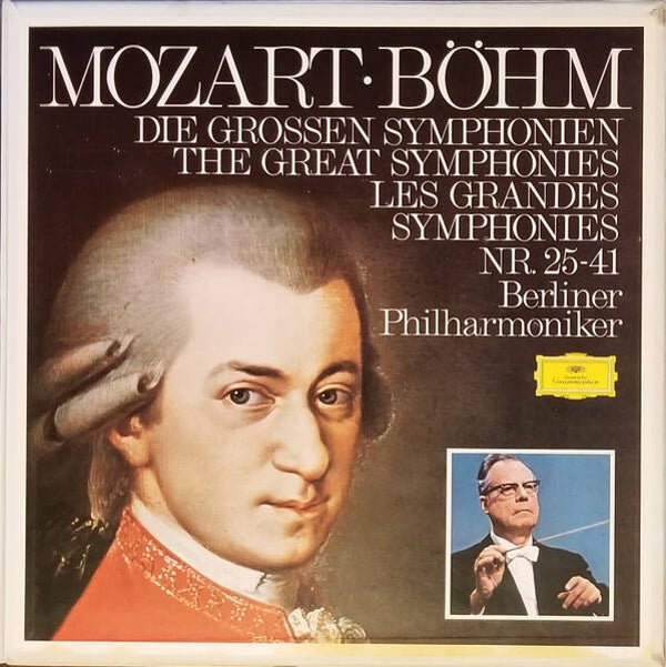 Mozart ● Böhm, Berliner Philharmoniker – Die Grossen Symphonien Nr.25-41 (7LP)