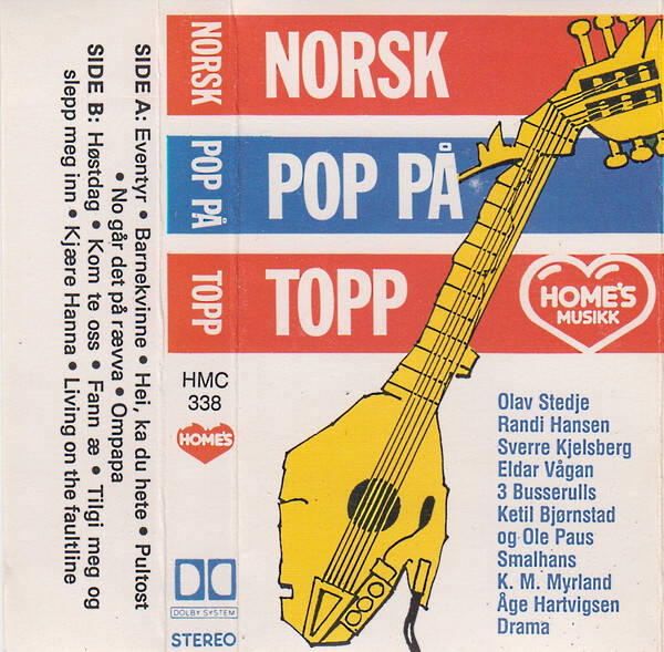 Diverse - Norsk Pop På Topp (Kassett)