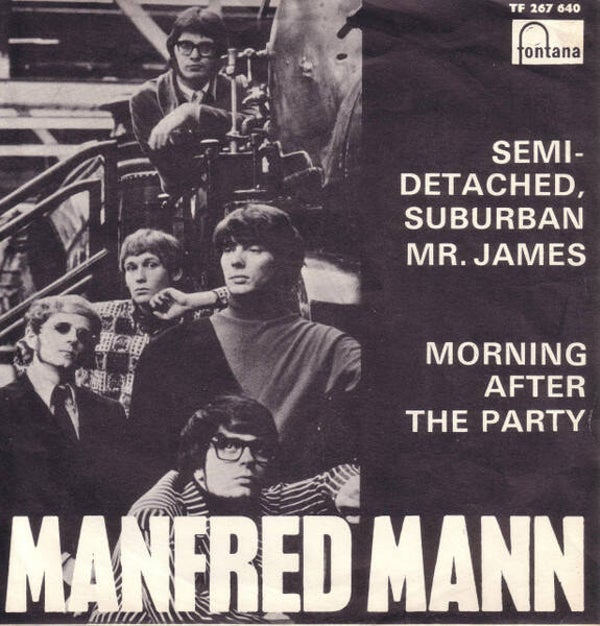Manfred Mann - Semi-Detached, Suburban Mr. James (7")