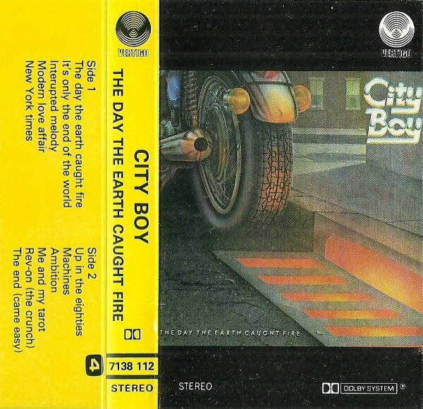 City Boy ‎– The Day The Earth Caught Fire (Kassett)