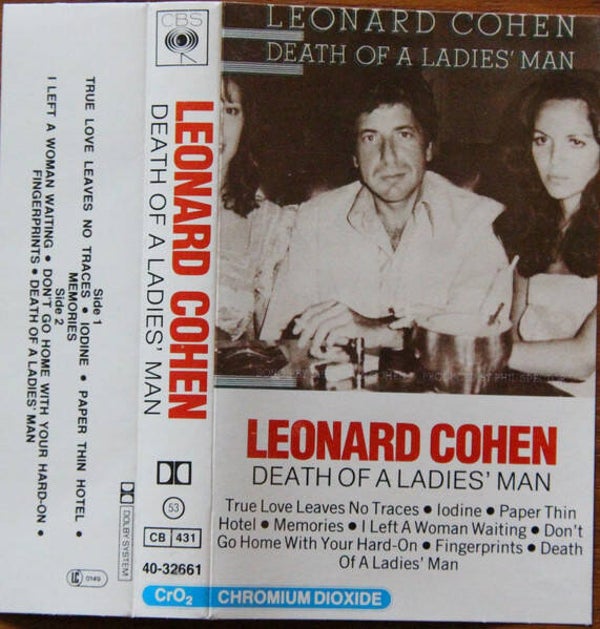 Leonard Cohen – Death Of A Ladies' Man (Kassett)