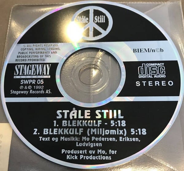 Ståle Stiil – Blekkulf (CD singel, promo)