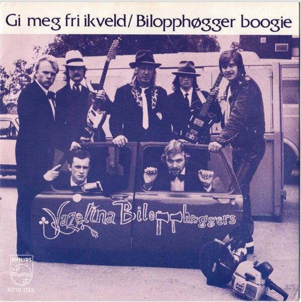 Vazelina Bilopphøggers – Gi Meg Fri Ikveld / Bilopphøgger Boogie (7")