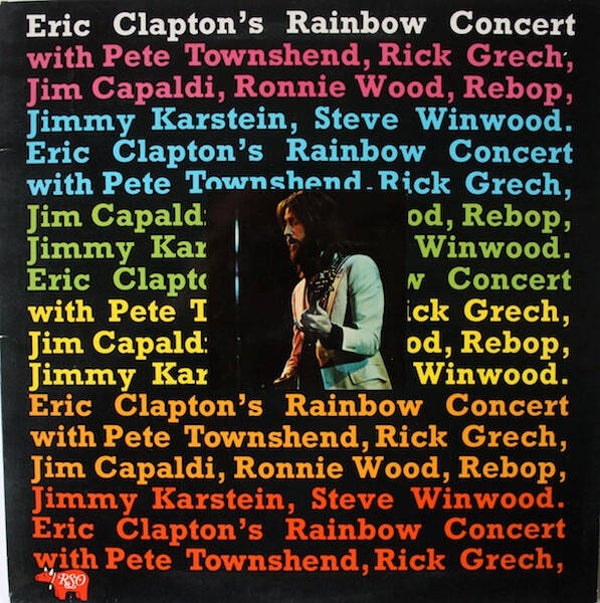Eric Clapton – Eric Clapton's Rainbow Concert (LP)