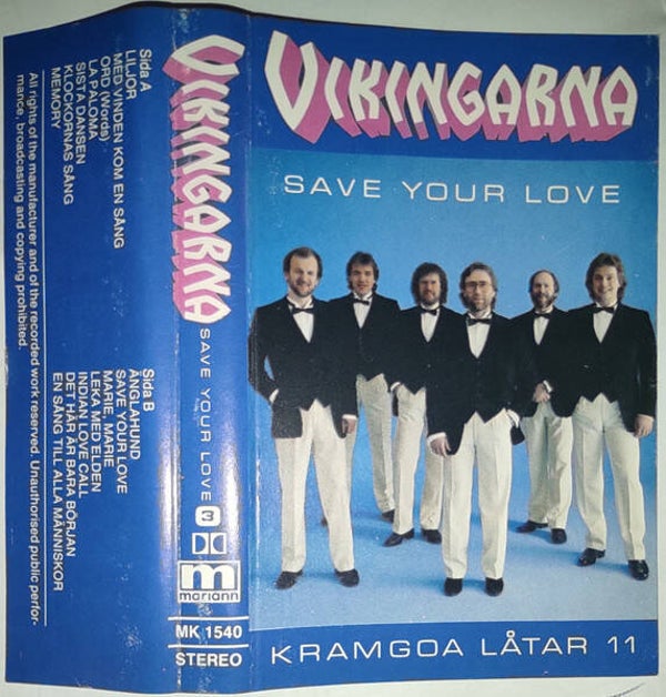 Vikingarna – Kramgoa Låtar 11: Save Your Love (Kassett)