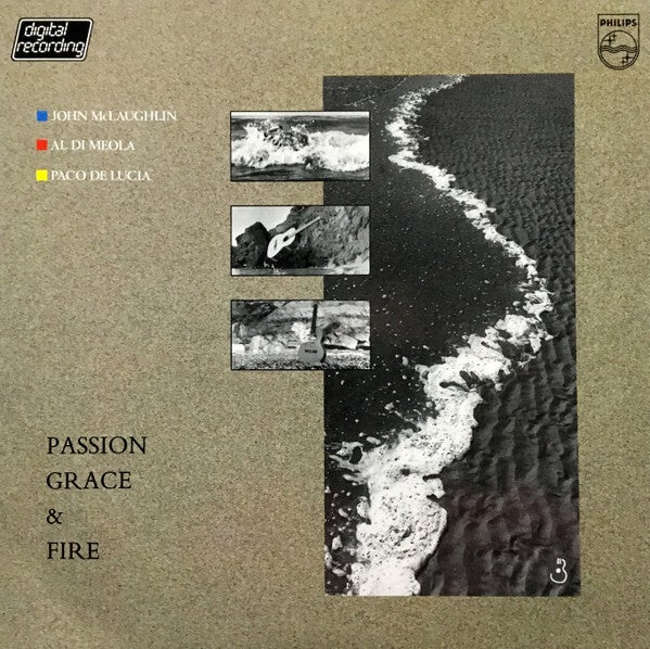 John McLaughlin, Al Di Meola, Paco De Lucía – Passion, Grace & Fire (LP)