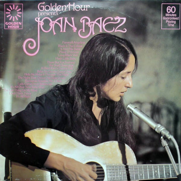 Joan Baez ‎– Golden Hour Presents Joan Baez (LP)