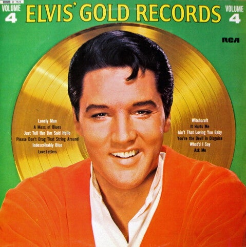 Elvis Presley – Elvis' Gold Records - Volume 4 (LP)