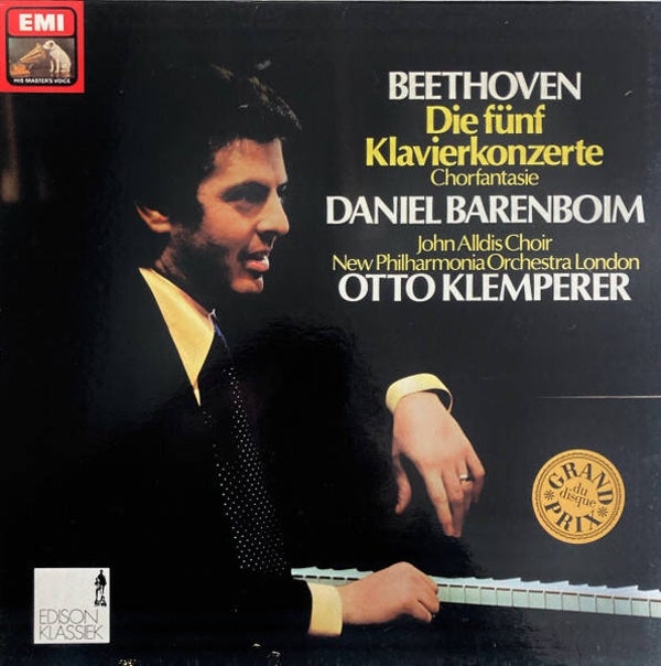 Beethoven, Daniel Barenboim, John Alldis Choir, New Philharmonia Orchestra London, Otto Klemperer – Die Fünf Klavierkonzerte, Chorfantasie (4LP)