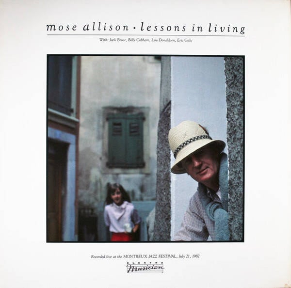 Mose Allison – Lessons In Living (LP)