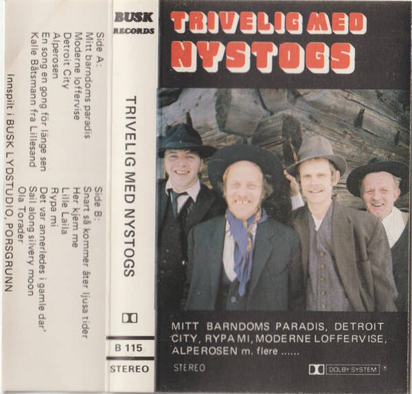 Nystogs – Trivelig Med Nystogs (Kassett)