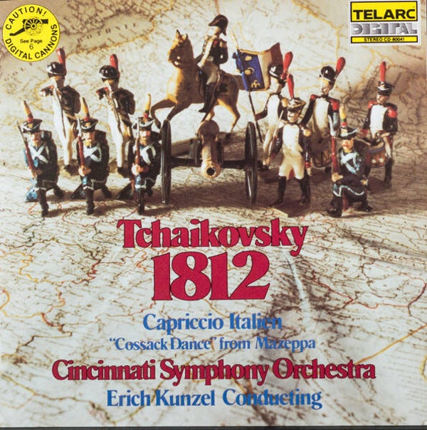 Tchaikovsky - Erich Kunzel ~ Cincinnati Symphony Orchestra – 1812 · Capriccio Italien · “Cossack Dance” From Mazeppa (CD)
