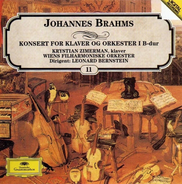 Johannes Brahms, Krystian Zimerman, Wiens Filharmoniske Orkester, Leonard Bernstein – Konsert For Klaver Og Orkester I B-dur (CD)