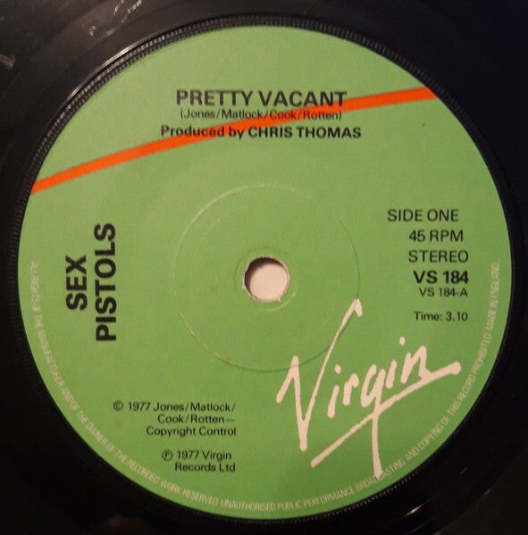 Sex Pistols – Pretty Vacant / No Fun (7")
