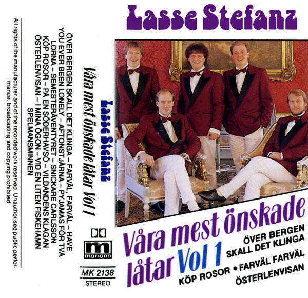 Lasse Stefanz – Våra Mest Önskade Låtar Vol. 1 (Kassett)