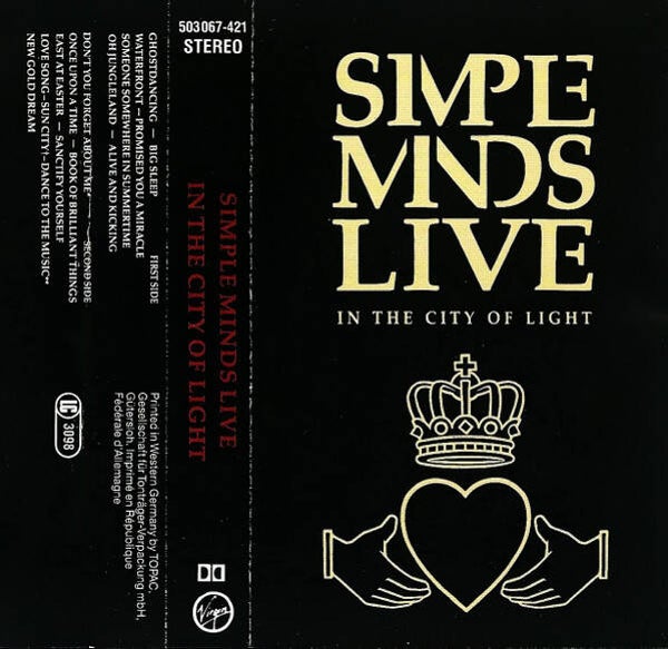 Simple Minds – Live In The City Of Light (Kassett)