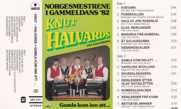 Knut Halvards – Gamla Kom Inn Att ... (Kassett)