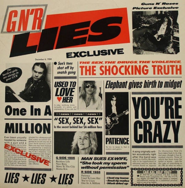 Guns N' Roses – G N' R Lies (LP)