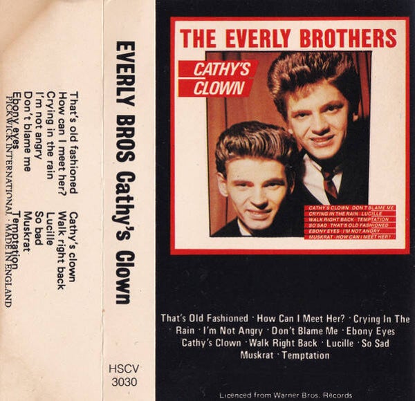 The Everly Brothers – Cathy's Clown (Kassett)