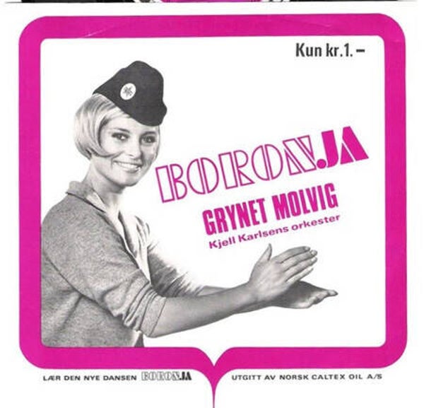 Grynet Molvig / Kjell Karlsens Orkester ‎– Boronja (7")