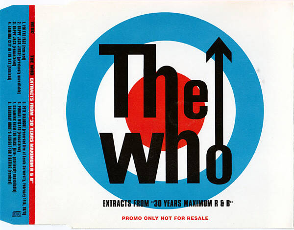 The Who ‎– Extracts From "30 Years Maximum R & B" (CD - Promo)