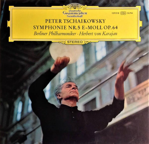 Berliner Philharmoniker · Herbert Von Karajan – Peter Tschaikowsky Symphonie Nr.5 E-Moll Op. 64 (LP)