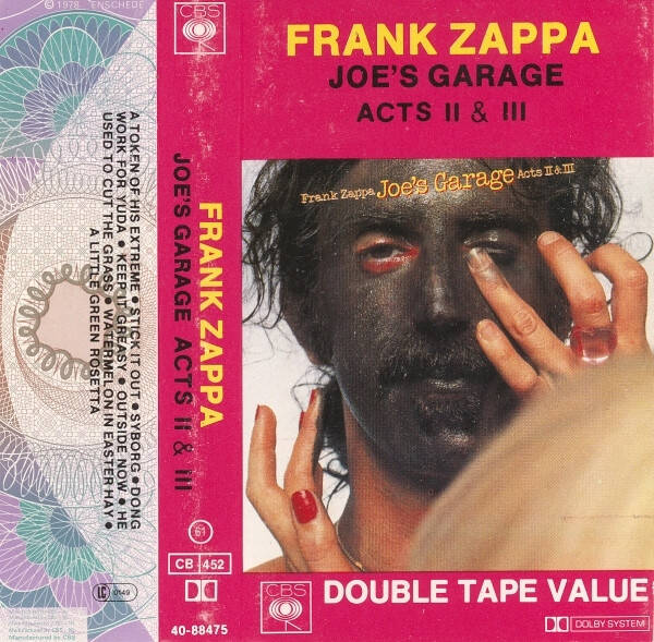 Frank Zappa – Joe's Garage Acts II & III (Kassett)
