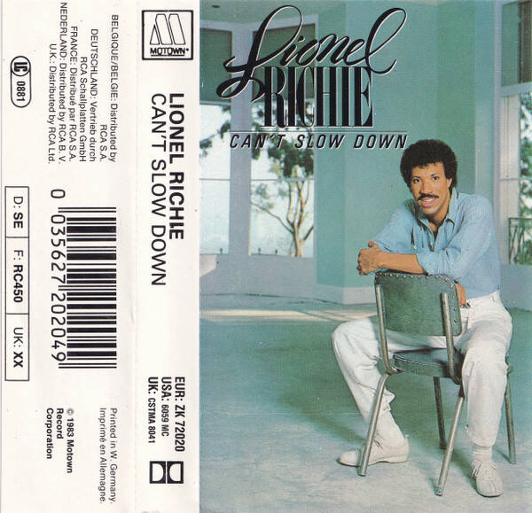 Lionel Richie – Can't Slow Down (Kassett)