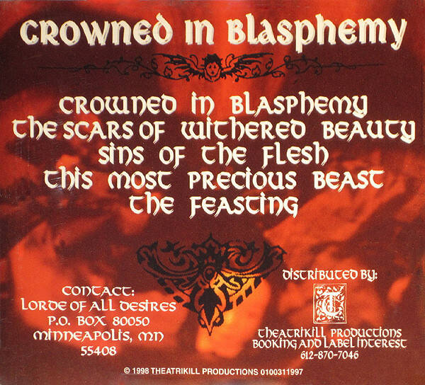Lorde Of All Desires – Crowned In Blasphemy (CD, EP)