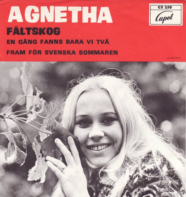 Agnetha Fältskog – En Gång Fanns Bara Vi Två / Fram För Svenska Sommaren (7")