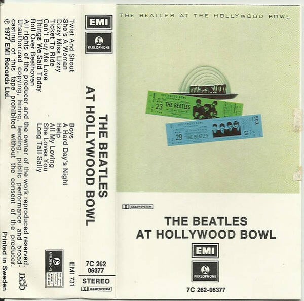 The Beatles – The Beatles At The Hollywood Bowl (Kassett)