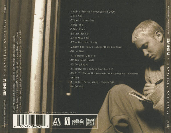 Eminem – The Marshall Mathers LP (CD)