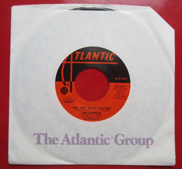 Led Zeppelin – Immigrant Song / Hey, Hey, What Can I Do (7")