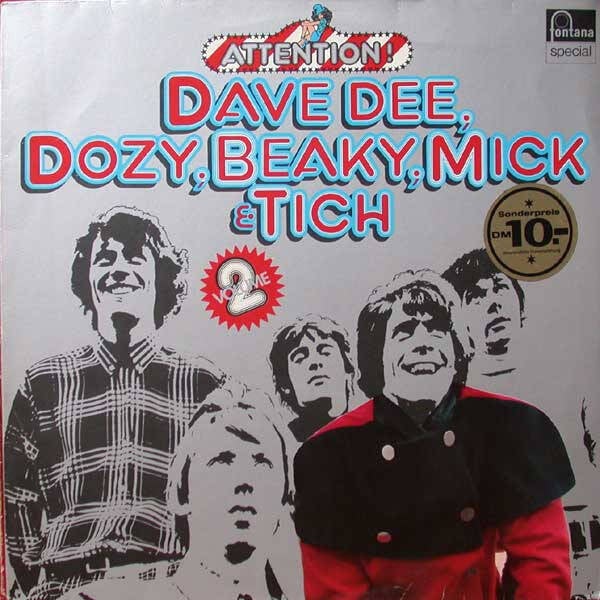 Dave Dee, Dozy, Beaky, Mick & Tich – Attention! Dave Dee, Dozy, Beaky, Mick & Tich. Volume 2 (LP)