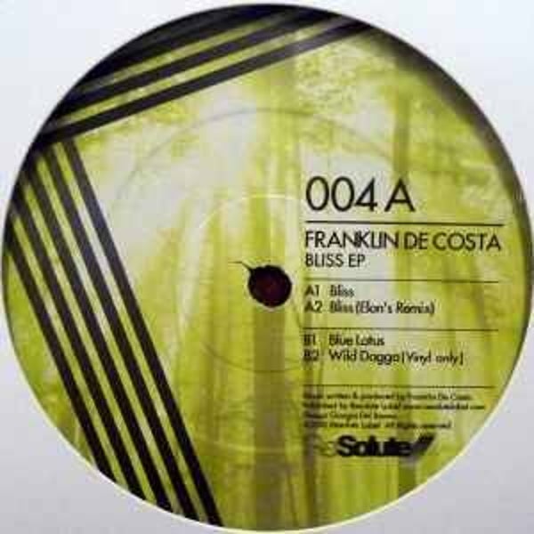 Franklin De Costa ‎– Bliss EP (12" maxi)